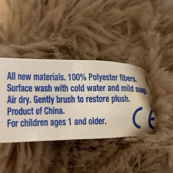 Weigedu Christmas Rabbit Bunny Stuffed Animal Plush Toys Kids Tan Blue 17" New - Picture 13 of 15